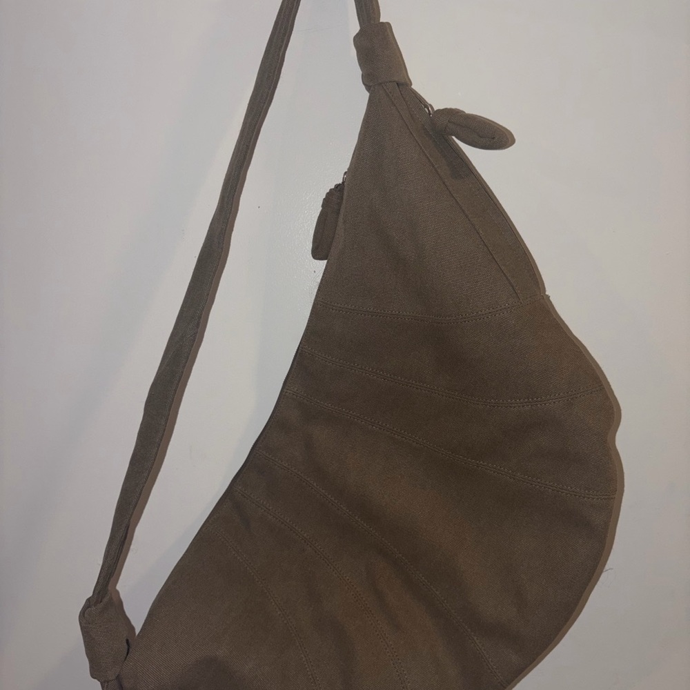 Lemaire XL Croissant canvas shoulder bag